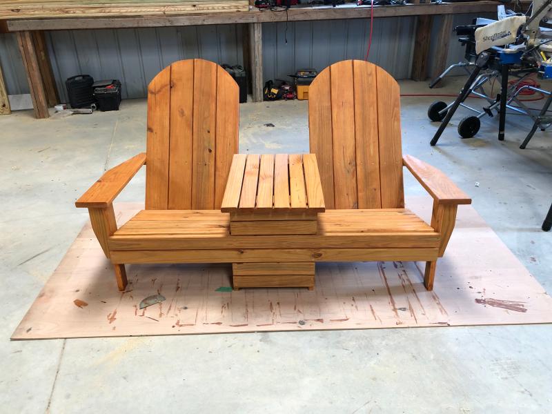 Salina : Adirondack Chairs With Cooler Furniture for sale