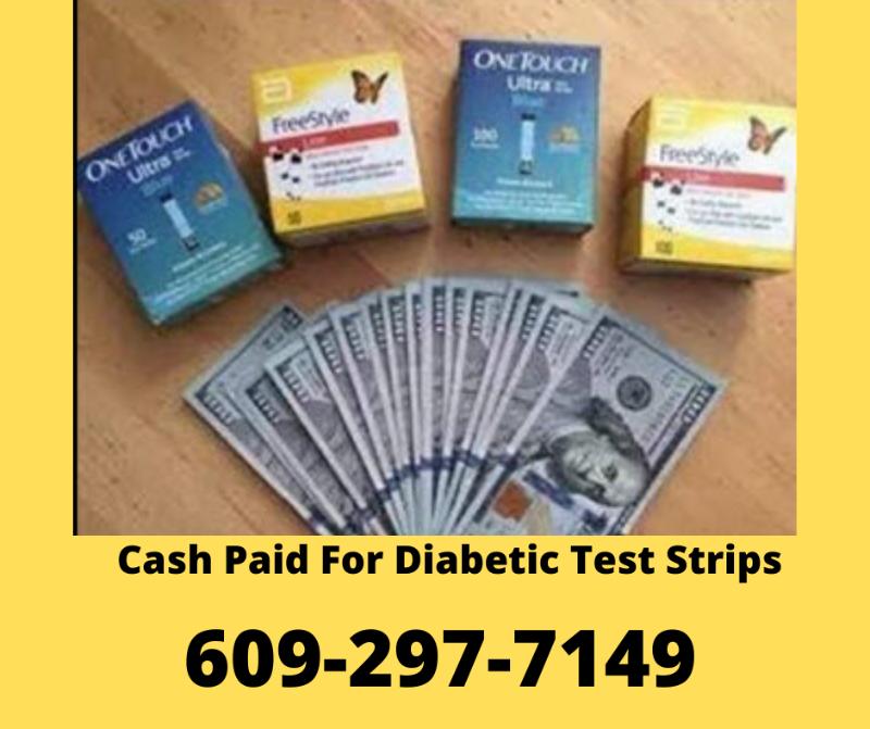 Central Jersey Cash Paid Today For Diabetic Test Strip